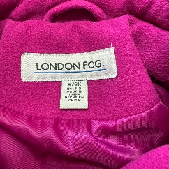 Kids A-Line double breasted pea coat - Picture 3 of 7